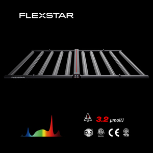 Barre de culture LED 4 canaux à spectre UV <span class=keywords><strong>FR</strong></span> réglable 4x6 pieds 1200 Watts avec fonction Daisy-Chain pour les cultivateurs commerciaux (Stock US) - Product Image 1