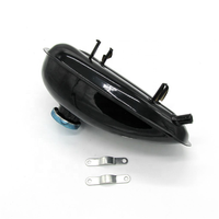 Vélo motorisé en métal, 49/66/80cc, réservoir de carburant, avec filtre bouchon, 2l, 0.5 gallons