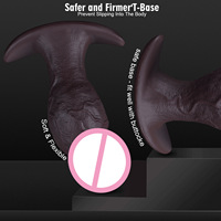 Nouveau Godemiché Portable en Silicone Souple Façonné, Jouet Sexuel de Masturbation, Plug Anal, Étanche, Rotations, Godemiché Géant, Godemiché Monstre