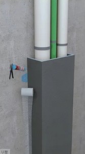 Dễ dàng cài đặt chống ăn mòn không thấm nước sợi lưới xi măng dựa trên XPS gạch <span class=keywords><strong>backer</strong></span> Hội Đồng Quản Trị cho L/U hình góc Hội Đồng Quản Trị - Product Image 5