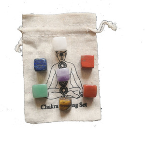 Kits de pierres de guérison chakra <span class=keywords><strong>en</strong></span> cristaux, pierres précieuses semi-précieuses, alignement arc-<span class=keywords><strong>en</strong></span>-ciel, jade coloré - Product Image 1