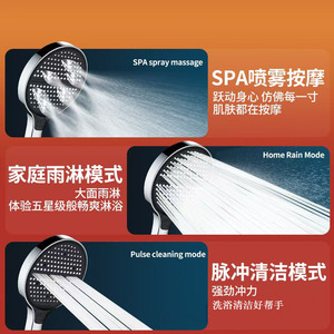 Pommeau de Douche Royal Stan 15cm Grand Panneau, Pression Améliorée, Douche Pluie Portable pour Salle de Bain - Product Image 5