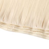 Extensiones de Cabello Humano Virgen Doble Trama Genius Weft, 100% Cabello Humano Virgen con Cutícula Alineada, Calidad de Salón