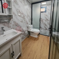 Maison Conteneur Pliable et Extensible en PVC pour Cinq Chambres, Petite Maison Préfabriquée, pour la Saison Estivale à Saint-Kitts-et-Nevis