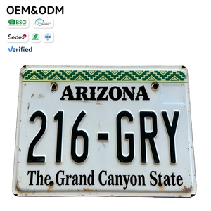 <span class=keywords><strong>Plaque</strong></span> d'<span class=keywords><strong>immatriculation</strong></span> personnalisée en aluminium Arizona, le Grand Canyon State, pour le marché américain, <span class=keywords><strong>plaque</strong></span> d'<span class=keywords><strong>immatriculation</strong></span> personnalisée en aluminium - Product Image 1