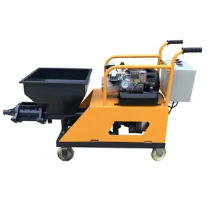 Small Cement Plaster Spray Machine Screw Slurry Grouting Sand Material Gypsum Mortar Wall Spraying Pump For Construction