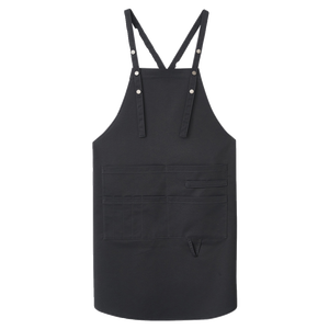 Delantal Extendido Estilo Japonés Resistente al Agua con Bolsillos Delanteros, Logotipo Personalizado Impreso, Material de Poliéster para Cocina y Cafeterías - Product Image 1