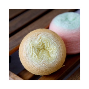 2024 meilleure offre laine mérinos 75% acrylique 25% bébé Collection pull écharpe chapeau mélange fil Style recyclé teint motif tricot - Product Image 4