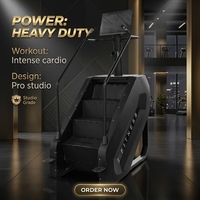 Appareil de fitness commercial en acier avec écran tactile, simulateur d'escalade électrique pour salle de sport