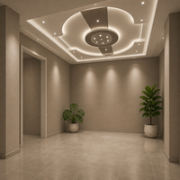 Panel Langit-langit Aluminium Honeycomb Modern - Tahan Api dan Air Ramah Lingkungan Berlapis PVDF/PE Garansi 5 Tahun untuk Dekorasi Interior