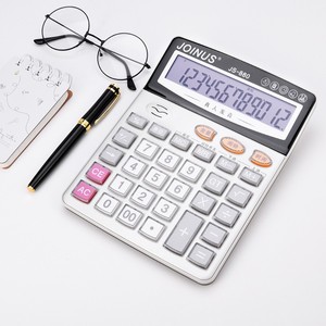 Calculadora de Escritorio Joinus Js880 de 12 Dígitos con Función de Voz para Uso en Oficina y Finanzas - Product Image 4