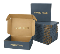 Boîtes en carton écologiques personnalisées avec logo imprimé pour accessoires électroniques mobiles, emballage cadeau, boîte à courrier en papier