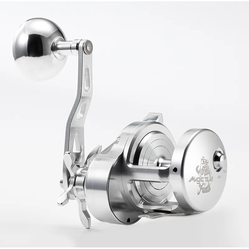 metal fishing reel