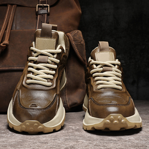 Zapatos de moda para hombre, zapatillas de deporte de lujo, zapatos personalizados de fondo grueso para correr, cómodos zapatos deportivos informales para caminar para hombre - Product Image 1