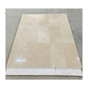 Carrelage Pierre Naturelle MOSANI Botticino - Ivoire Blanc Crème - Neuf