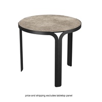 Bas prix pieds de table en métal basse pied de meuble base de table basse ronde en métal marbré
