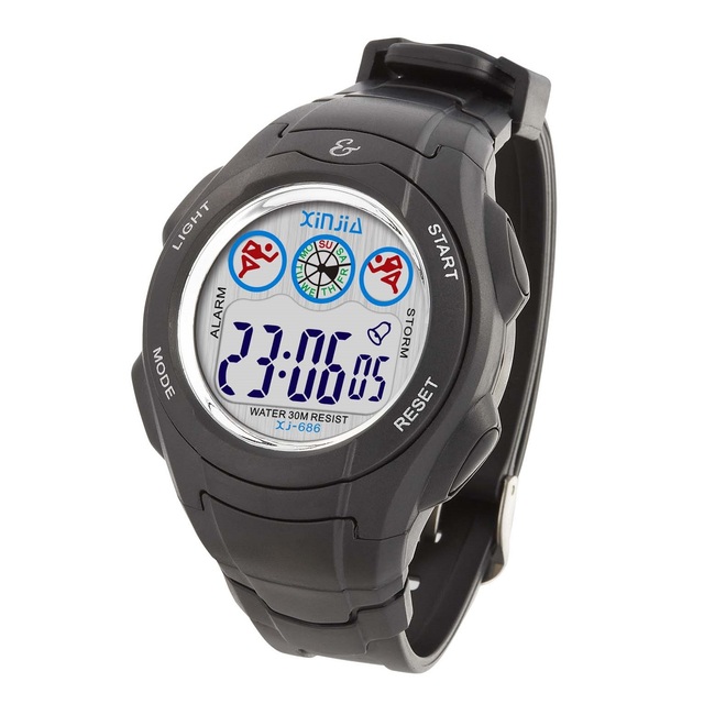 Xinjia 5 Colors Oem Wristwatch  Digital Students Watches