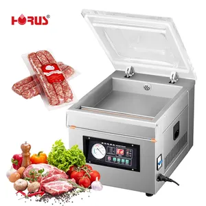 Horus DZ300 Single Chamber Vacuum Sealer Food Sealer for Wet/Dry/Flour Foods