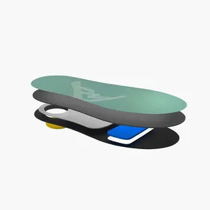 3D thoải mái mềm dụng cụ chỉnh hình Arch hỗ trợ cho Giày thể thao Pads bán sỉ tùy chỉnh EVA trượt tuyết lót