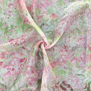 2025 Maßgeschneiderter Digitaldruck Glitzerstoff 100% Polyester Glänzender Organza Seidenähnlicher Satin für Kleidung & Heimtextilien für Vorhänge - Product Image 3