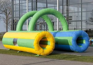 Alliance Interactive Plato PVC 6*4.5*3.3 m Worm Sports Challenge Game Gonflable Crawl Tunnel - Product Image 2