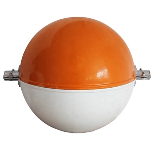 Esferas de Advertencia Duraderas de Fibra de Vidrio FRP GRP para la Seguridad de Aeronaves de Baja Altura, Marcadores de Obstáculos para Aeronaves - Product Image 6