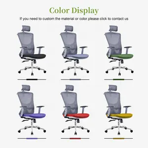 ZITAI Grey High Quality Office Furniture Smart Executive Office Chair Office Table And Chair Reception Ergonomic Chair