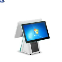 Monitor layar sentuh POS 17 inci dengan multi sentuh kapasitif untuk mesin POS