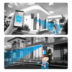 Cámara de Vigilancia CCTV Wistino para Exteriores, 4K, Dos Lentes, PTZ, Seguridad IP66, Impermeable, Detección de Movimiento, Alarma, <span class=keywords><strong>V380</strong></span> <span class=keywords><strong>Pro</strong></span>, 4G - Product Image 4