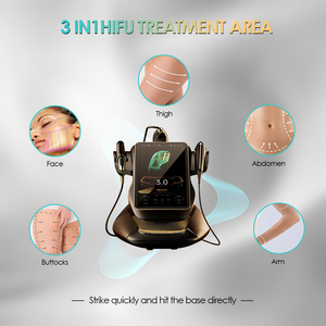 Nueva Máquina 3 en 1 360 Max <span class=keywords><strong>HIFU</strong></span> 25D para Reafirmar la Piel y <span class=keywords><strong>Lifting</strong></span> Facial, Tecnología RF de Triple Mango, Uso Profesional en Escritorio - Product Image 5