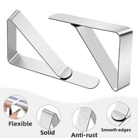 Supports de nappe triangulaires fixes en acier inoxydable de style américain pour mariages et fêtes de remise des diplômes