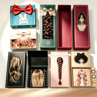 Boîtes d'emballage personnalisées pour perruques, boîtes roses de luxe pour l'emballage, boîtes d'emballage écologiques, petites boîtes d'emballage avec impression personnalisée