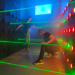 Système de labyrinthe laser intérieur à aménagement personnalisé pour salles d'évasion - Jeu de défi d'<span class=keywords><strong>aventure</strong></span> interactif multijoueur 12 Airport Playhouse - Product Image 3