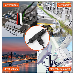 EW-M25T ชุดขั้วต่อสายไฟกันน้ำพิมพ์เทอร์มินัลบล็อก2Poles3Poles Ip20 <span class=keywords><strong>3</strong></span>สายขั้วต่อไฟ LED โรงงาน IP68ขั้วต่อกันน้ำ - Product Image 6