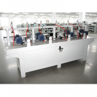 Machine automatique de perçage et de fraisage à double tête, contrôlée par PLC CNC de haute précision, pour battants de volets en acier Q345R