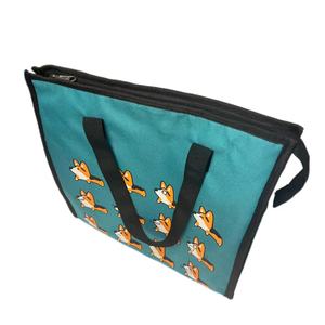 Bolsas de Compra Plegables Reutilizables de Papel de Aluminio Aislado, Ligeras, para Entrega de Alimentos y Comestibles, Capacidad de 20 L, Cierre Resistente - Product Image 4