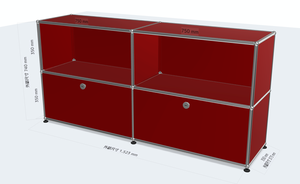 ยูนิตแบบโมดูลาร์ที่ได้รับแรงบันดาลใจจาก <span class=keywords><strong>USM</strong></span> <span class=keywords><strong>Haller</strong></span> ผลิตจากสแตนเลส ปราศจากฟอร์มาลดีไฮด์ เคลื่อนย้ายได้ สีสั่งทำได้ ผลิตในจีน (OEM) - Product Image 2