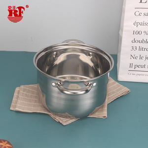 Juego de utensilios de cocina de acero inoxidable, juego de utensilios de cocina RF de estilo europeo <span class=keywords><strong>Milano</strong></span>, Color Original con tapa de vidrio transparente, 12 piezas - Product Image 5
