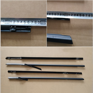 Bandes d'étanchéité de garniture extérieure (4 pièces) bandes d'étanchéité de fenêtre pour <span class=keywords><strong>Nissam</strong></span> Patrol Y62 2010 2011 2012 2013 2014 2015 2016 2017 2018 - Product Image 3