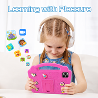 Tablette éducative pour enfants de 10 pouces Android 14 Wi-Fi 6 5G MTK 6750 3+32 Go Octa-Core Contrôle parental BT 5.0 3500 mAh USB-C