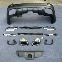 Kit Bumper Depan Belakang Gaya Maybach untuk Mercedes Benz GLS400 GLS450 X167 Grille Exhaust Tips Auto BodyParts Car Tuning 2020-2025