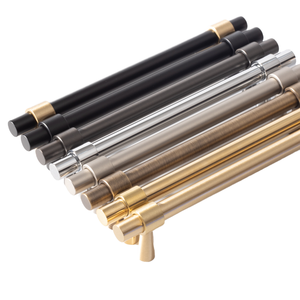 Nordic Simple Single Hole Solid Brass Octagonal Cabinet <b>Drawer</b> Handle Black <b>Gold</b> Durable Easy Installation 23mm Brand Pci Model - Product Image 3