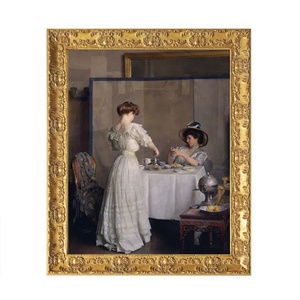 Cuadros Decorativos de Estilo Francés para Sala de Estar, con Marco de Resina, Estilo Europeo Retro, para Decoración de Paredes de Restaurantes - Product Image 3