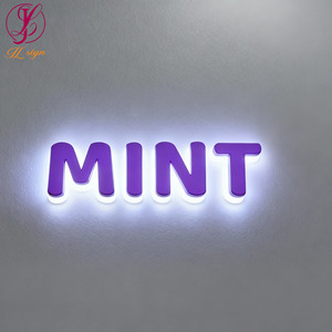 ป้ายร้านเสริมสวยแบบมีไฟส่องหลัง 3 มิติ ป้ายหน้าร้าน LED ป้ายเรืองแสงสำหรับร้านเสริมสวย พร้อมไฟสีขาวอบอุ่นสำหรับสปาและร้านทำ<span class=keywords><strong>ผม</strong></span> - Product Image 5