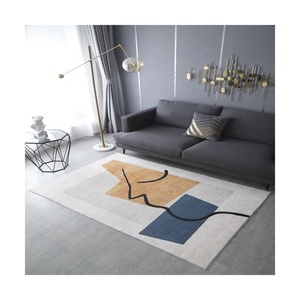 Thảm Và Thảm Phòng Khách Có Thể Giặt Cashmere Hình Chữ Nhật Bắc Âu Sang Trọng Dày Len Thảm Tái Chế Polyester Thân Thiện - Product Image 6