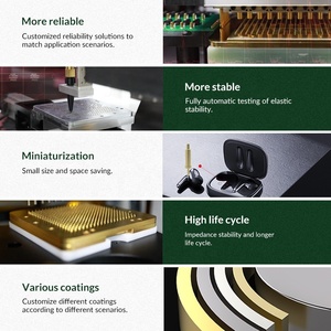 Pin Pogo SMT chapado en oro, Conector de batería con resorte de alta confiabilidad para sistema POS, contactos de carga de dispositivos de mano - Product Image 4