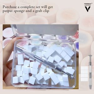 Gel à ongles Ombre Vinimay en pot avec coussin <span class=keywords><strong>d</strong></span>'air, gel de peinture Pat Pat, source <span class=keywords><strong>d</strong></span>'usine, vente en gros, deux styles, gel Pat Art avec outils - Product Image 6