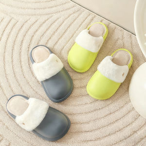Detachable cotton <b>slippers</b> <b>waterproof</b> autumn and winter 2025 new indoor home warm shoes anti slip - Product Image 3