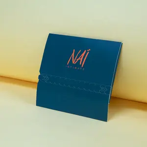 Soyulabilir gözyaşı şeridi ile özel Logo baskı VIP kredi üyelik hediye kartı ambalaj zarf kutusu