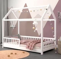 Vente directe en usine de lits modernes en bois massif pour enfants